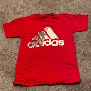Men’s Red Adidas shirt